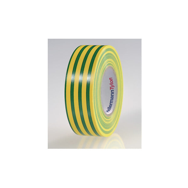 HellermannTyton PVC Isolierband 15-19x20 grün/gelb HTAPEFLEX1519x20GNYE